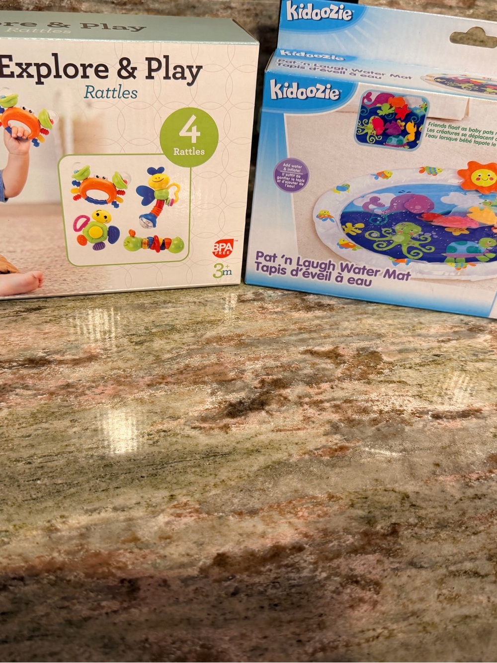 Infantino Pat 'n Laugh Water Mat - Blue, Purple, Yellow